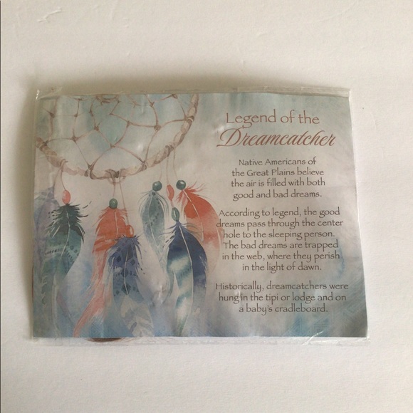 NATIVE AMERICAN FEATHER DREAM CATCHER NWT - Picture 3 of 9